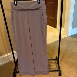 Athleta Charcoal Gray flared pants